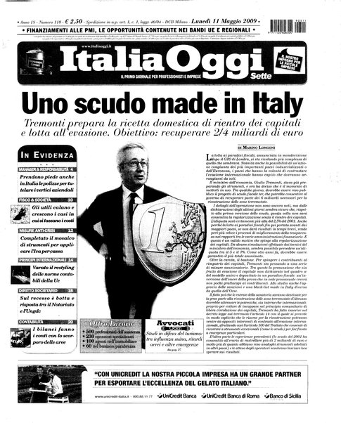 Italia oggi : quotidiano di economia finanza e politica